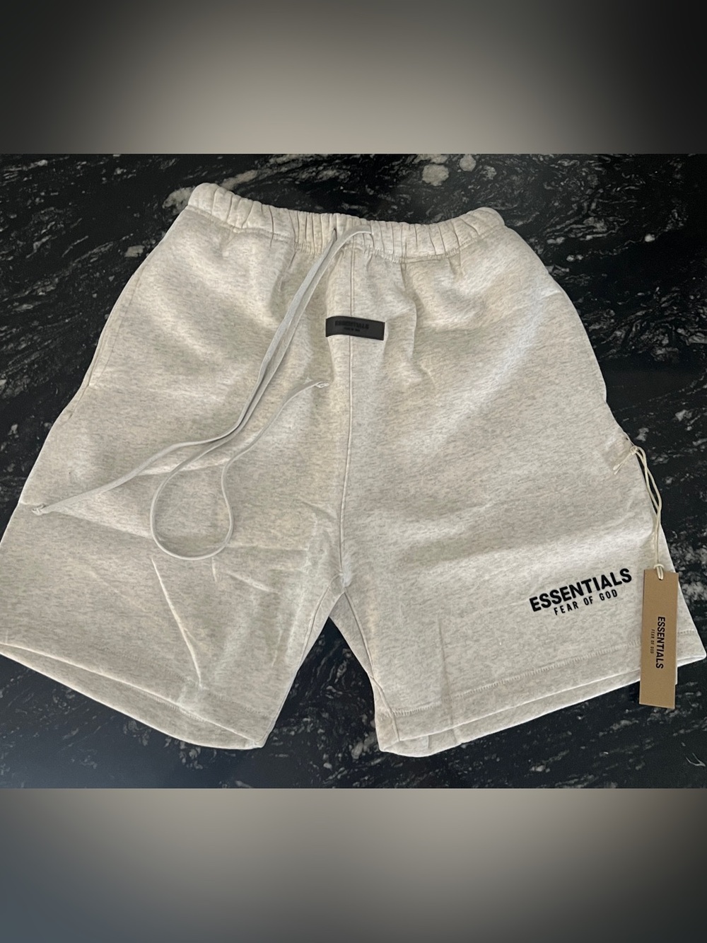 Light Oatmeal Essential Shorts Size Medium